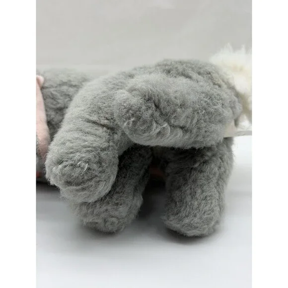 Tyco Bunny Bunny Bunnies Gray 7" Rabbit 1994 Plush Vintage Stuffed Grey Soft Toy - Picture 10 of 11